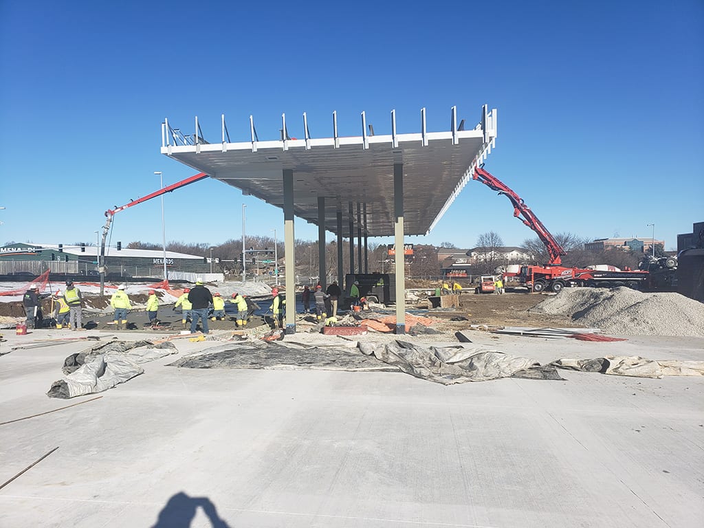 Quik Trip Commercial concrete contractors Omaha NE