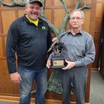 TR Standing Bear Trail Todd presented award to Dennis Bryers (City of Omaha)